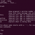 Ubuntu 命令行的垃圾箱