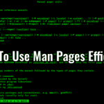 学习在 Linux 中有效地使用手册页